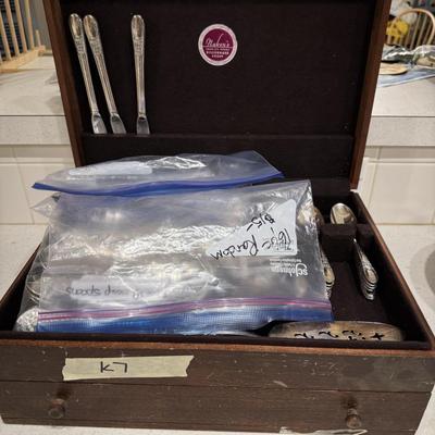 Silverware & case