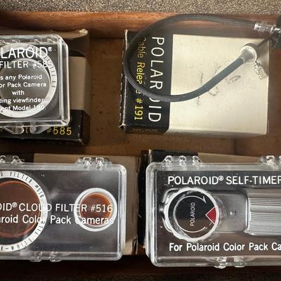 Vintage Polaroid Model 103 Camera with Accessories