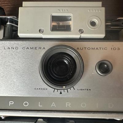Vintage Polaroid Model 103 Camera with Accessories