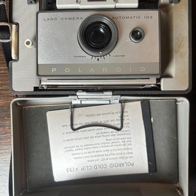 Vintage Polaroid Model 103 Camera with Accessories