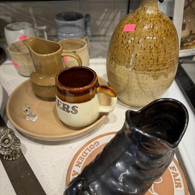 Owl Decor and pottery