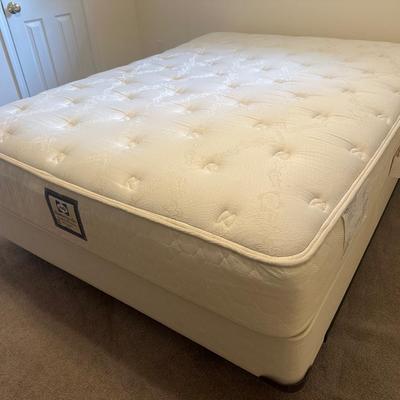 Queen Sealy Posturepedic Mattress, Box Spring and Frame