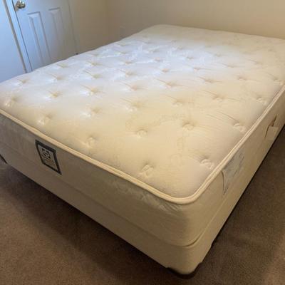 Queen Sealy Posturepedic Mattress, Box Spring and Frame