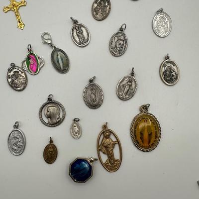 Beautiful Collection of Rosaries and Religious Pendants