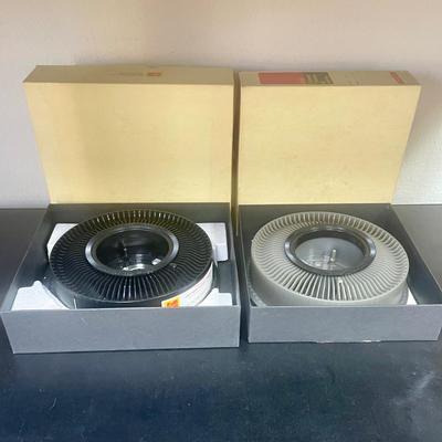 Pair of Kodak Carousel Slide Trays