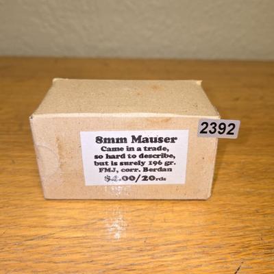 8mm Mauser Ammo