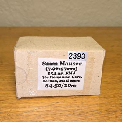 8mm Mauser Ammo