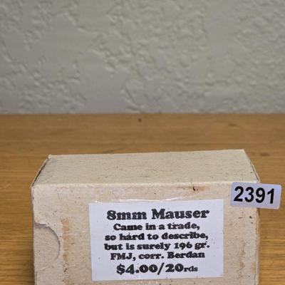 8mm Mauser Ammo