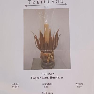 Copper Lotus Hurricane Sold by Bunny Williams Home