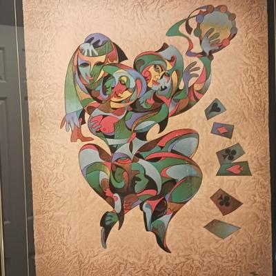 Anatole Krasnansky Rapture Serigraph Framed Numbered