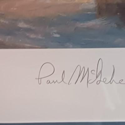 Framed Paul McGee Signed and Numbered Print