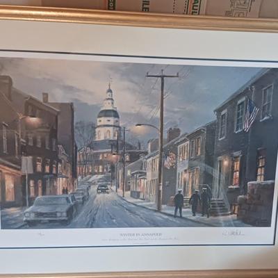 Framed Paul McGee Signed and Numbered Print