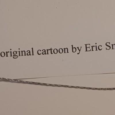 Framed Original Cartoon by Eric Smith