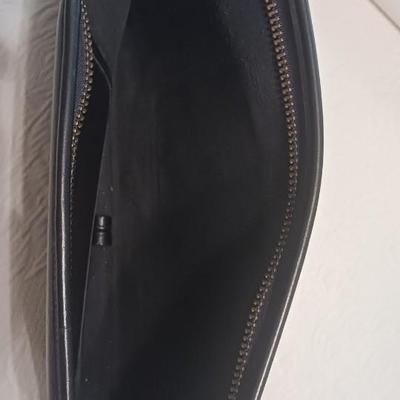 Vintage Coach Black Leather Brief Case