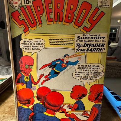 DC Comics Super Boy Apr. No 88 10 cent comic "The invader from earth"