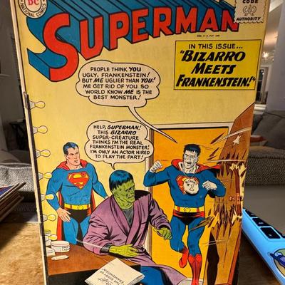 Superman #143 "Bizarro meets Frankenstein" 10 cent comic