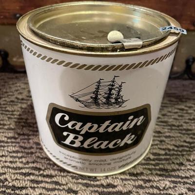 Captain Black tobacco tin