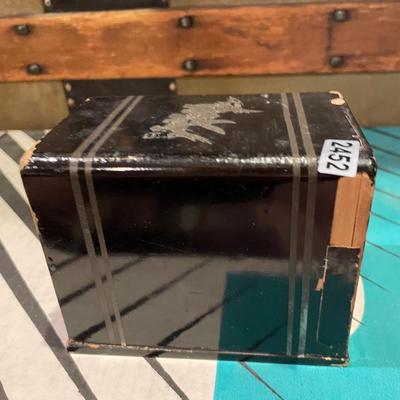 Small, wooden storage box