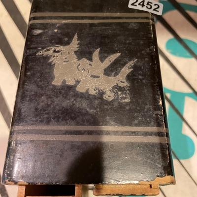 Small, wooden storage box