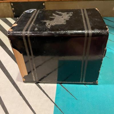 Small, wooden storage box