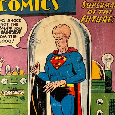 DC #256 Action Comics 10 cents "Lois meets The penis head of the future"