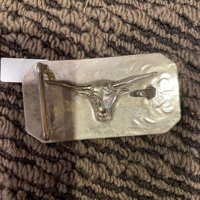 Longhorn belt buckle