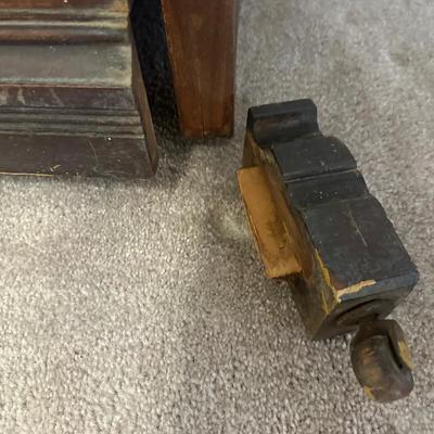 Antique Victorian Walnut Lockside (See Description)