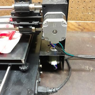 Anycubic 13 Mega i3-D Printer with accessories - unit powers on