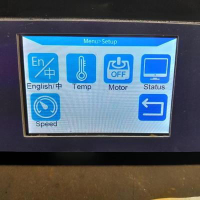 Anycubic 13 Mega i3-D Printer with accessories - unit powers on