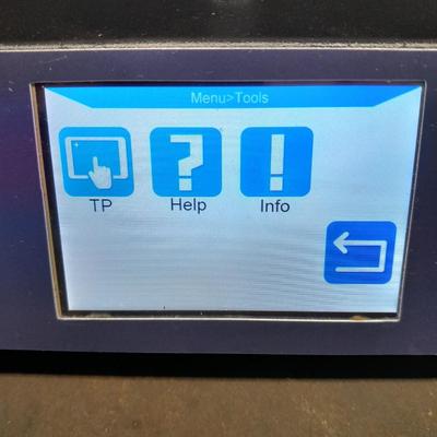 Anycubic 13 Mega i3-D Printer with accessories - unit powers on