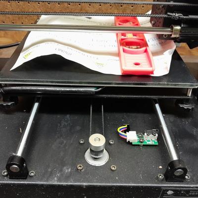 Anycubic 13 Mega i3-D Printer with accessories - unit powers on