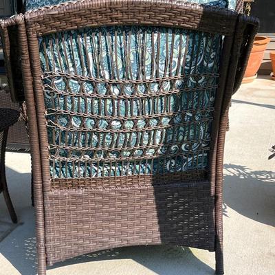 LA-Z-BOY ~ All Weather Wicker 5 Piece Outdoor Set ~ Fire Pit ~ *Read Details