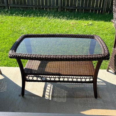 LA-Z-BOY ~ All Weather Wicker 5 Piece Outdoor Set ~ Fire Pit ~ *Read Details