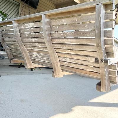 Rustic Sinker Cypress Porch Swing