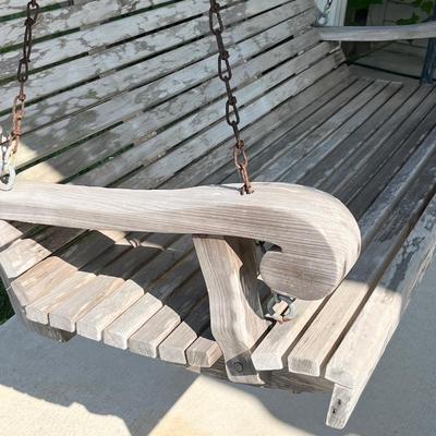 Rustic Sinker Cypress Porch Swing