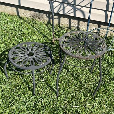 Five (5) Metal Plant Stands / Hanger