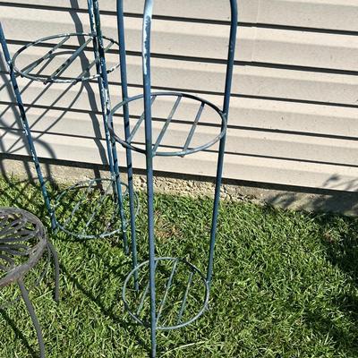 Five (5) Metal Plant Stands / Hanger