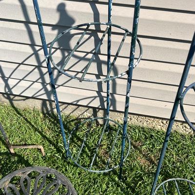 Five (5) Metal Plant Stands / Hanger