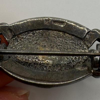Black Glass Box and Silver Jewelry (LR- TF)