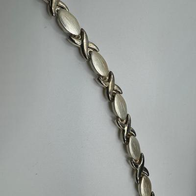 Black Glass Box and Silver Jewelry (LR- TF)