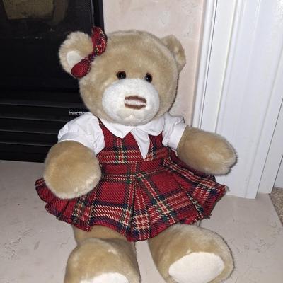 Brooks Brothers Girl Bear Plush Preppy School