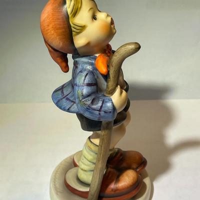 Hummel Figurine Little Hiker 16/1 Figurine 6" Tall Stylized Bee as Pictured.