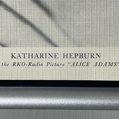 Katharine Hepburn Original 1930's - 8x10 Linen Photo "Alice Adams" RKO Picture as Pictured.
