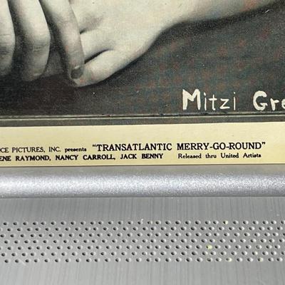 Mitzi Green in "Transatlantic Merry go Round" Movie - 8x10 Photograph by Reliance Pictures as Pictured.