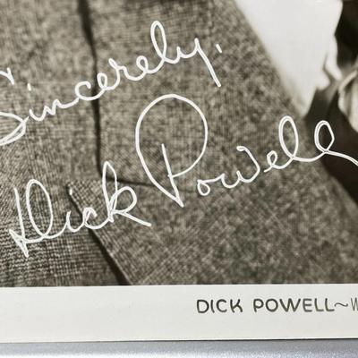 DICK POWELL - 8x10 Photo Print w/Stamped Signature by Warner Bros & Vitaphone Pictures as Pictured.