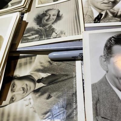 (95) Early Hollywood Studios 4" x 5" Celebrity Photos Nice Mix Preowned from an Estate.