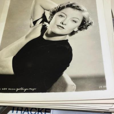 (95) Early Hollywood Studios 4" x 5" Celebrity Photos Nice Mix Preowned from an Estate.