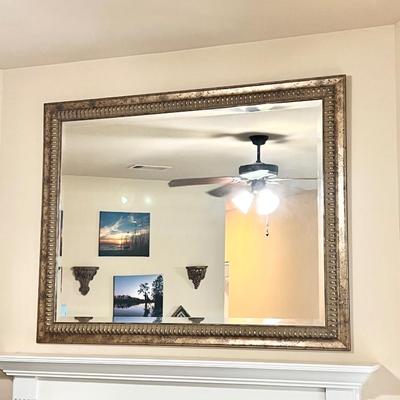 43 x 55 ~ Large Gold Beveled Mirror