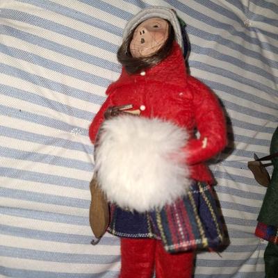 Girl with Skates and Muff, 1990