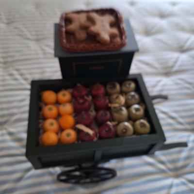 "Cries of London" 1999 Fruit Vendor with Push Cart